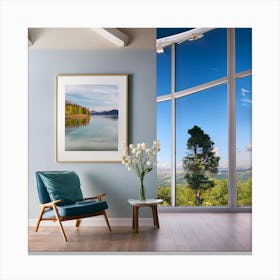 View From A Window Canvas Print