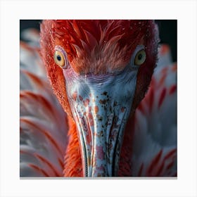 Red Flamingo Canvas Print