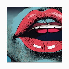 Sexy Lips Canvas Print