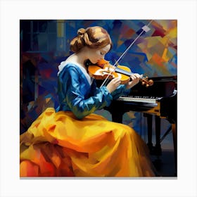 Violinist 6 Canvas Print