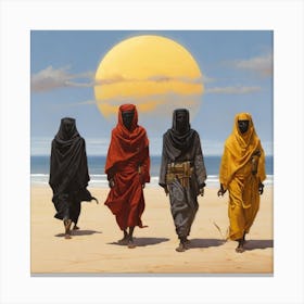 Saharan Women Canvas Print