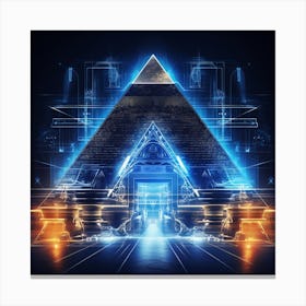 Pyramid Of Giza Canvas Print