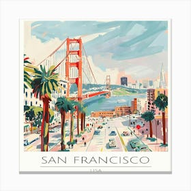 San Francisco Golden Gate Bridge Canvas Print