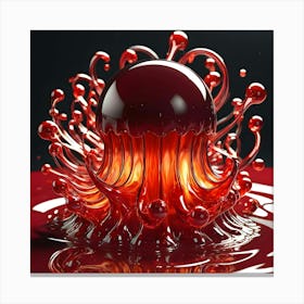 Red Jelly 31 Canvas Print