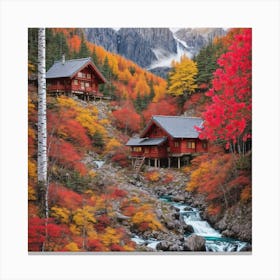 Autumn In Japan Canvas Print