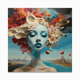 'Cosmic Woman' 1 Canvas Print