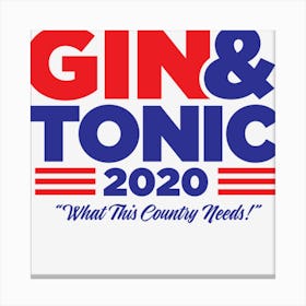 Gin & Tonic 2020 Canvas Print