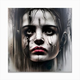 Woman'S Face 8 Canvas Print