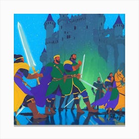 Kings And Knights Canvas Print