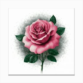 Pink Rose 11 Canvas Print