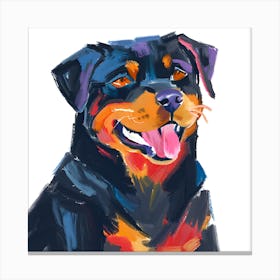 Rottweiler 02 Canvas Print