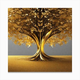 Golden Tree 1 Canvas Print