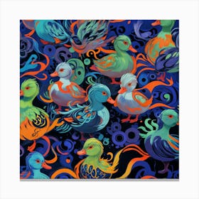 Ducks Canvas Print