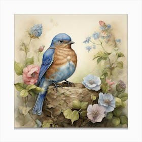 Bluebird 1 Canvas Print