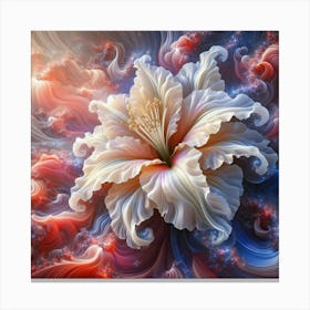 Fractal Flower Canvas Print