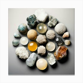 Collection Of Minerals 1 Canvas Print