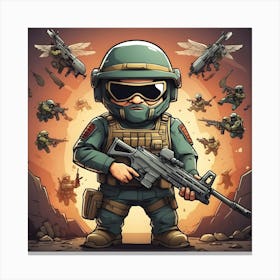 Soldier Soldier Soldier 1 Canvas Print