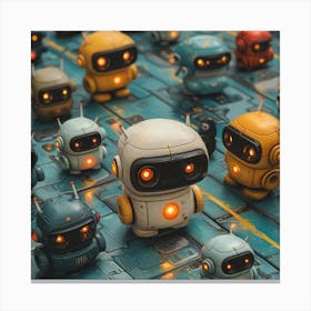 Robots 1 Canvas Print