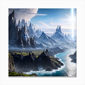 Fantasy Landscape Canvas Print