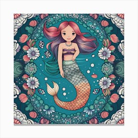 Mermaid 1 Canvas Print