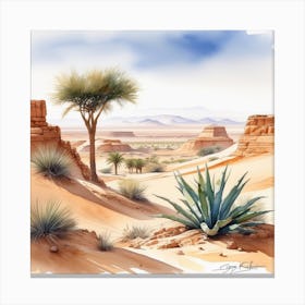 Desert Landscape 131 Canvas Print