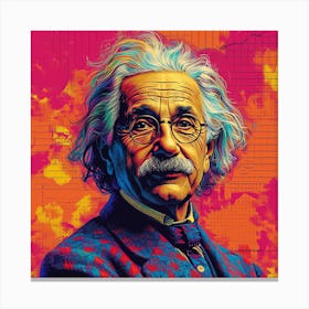 Albert Einstein 21 Canvas Print
