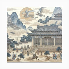 Chinese Landscape 2 Canvas Print