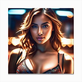 Beautiful Woman Canvas Print