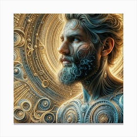 Psychedelic Man 1 Canvas Print