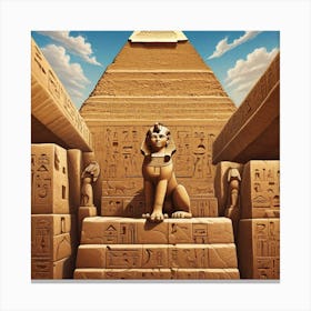 Egyptian Pyramid Canvas Print