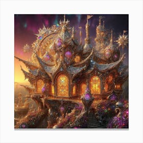 Fairytale Castle Canvas Print