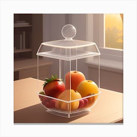 Fruit Jar Canvas Print