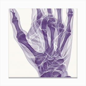 X-Ray Hand Canvas Print