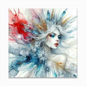 Snow Girl 2 Canvas Print