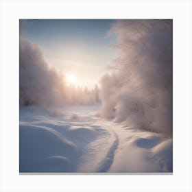 Winter Landscape 2 Canvas Print