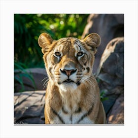 Lioness Canvas Print