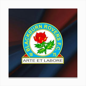 Blackburn Rovers F.C Logo Wall Art 12 Canvas Print