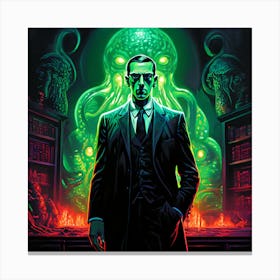 H. P. Lovecraft: The Master Of Cosmic Horror Canvas Print