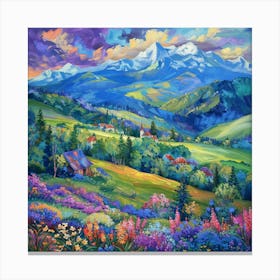 Mountain Landscape 16 Canvas Print