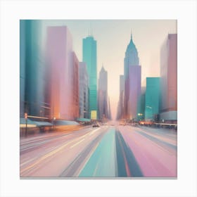 Abstract Cityscape 2 Canvas Print