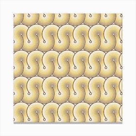 Brown Retro Pattern 06 Canvas Print