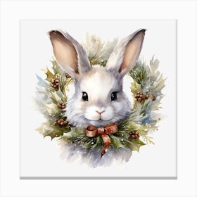Christmas Bunny 2 Canvas Print