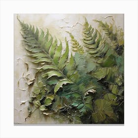 Green fern 2 Canvas Print