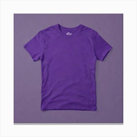 Purple T - Shirt 2 Canvas Print