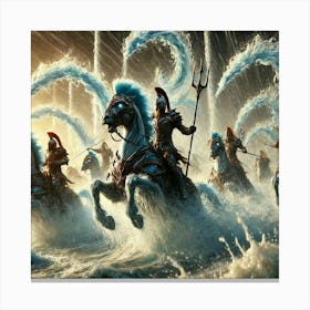 Cascade Sovereignty Tempest Riders Water Attacks Canvas Print