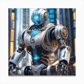 Futuristic Robot 28 Canvas Print