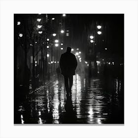 Night In The City Canvas Print