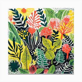 Tropical Garden Canvas Print