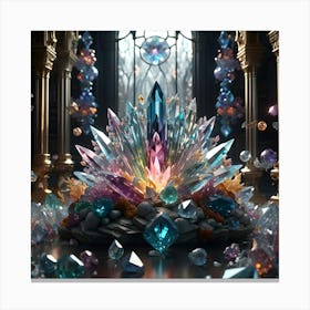 Synthesis Of Crystal 9 Canvas Print