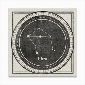 Zodiac Libra Canvas Print